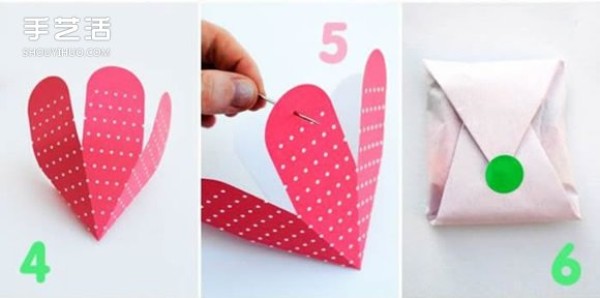 A simple and cute origami tutorial for a strawberry-shaped packaging box