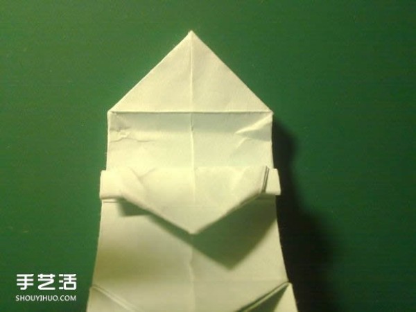 Detailed illustration of the folding process of Hatsune Miku origami