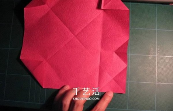 GG Rose Folding Illustration Beautiful and Detailed Rose Origami