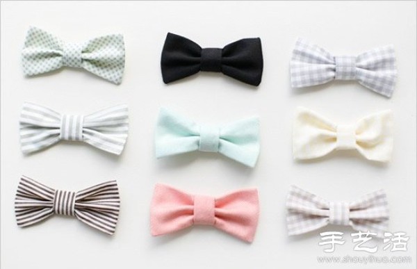 Handmade bow tie tutorial, how to make a baby bow tie