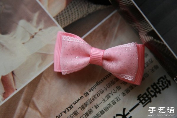 The simplest way to make a bow/bow hairpin