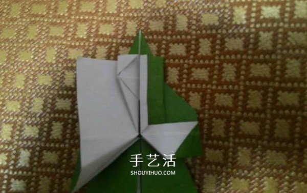 Santa Claus Origami Steps Illustrated How to Fold Paper Santa Claus