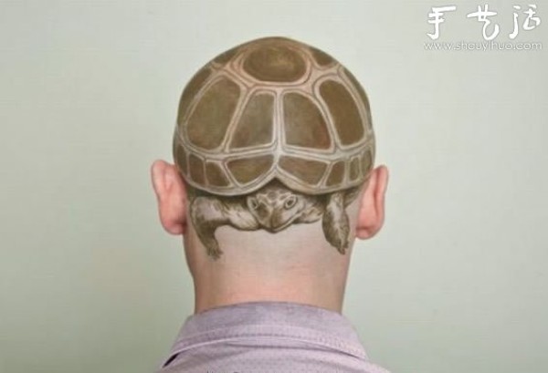 The awesome "turtle" hair style