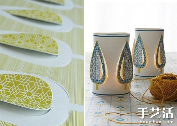 Handmade paper lanterns feel the original and simple beauty