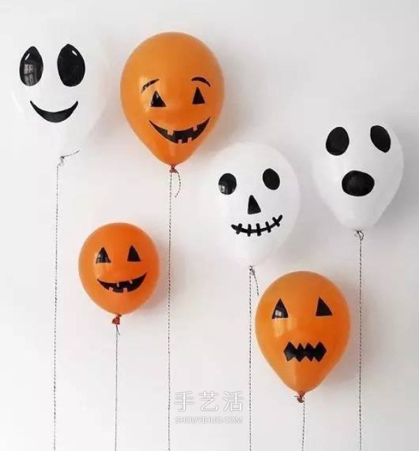 Halloween Handmade Collection of Simple Kindergarten Halloween Works