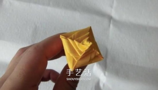 Tutorial on how to fold pearlescent conch, step by step diagram of origami conch