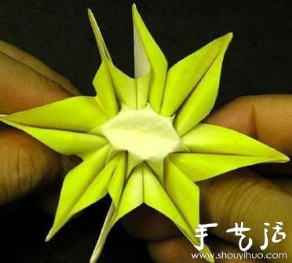 Origami Sunflower Lucky Sunflower Origami Tutorial