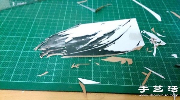 "Guild Wars 2" theme wood stickers hand-making tutorial