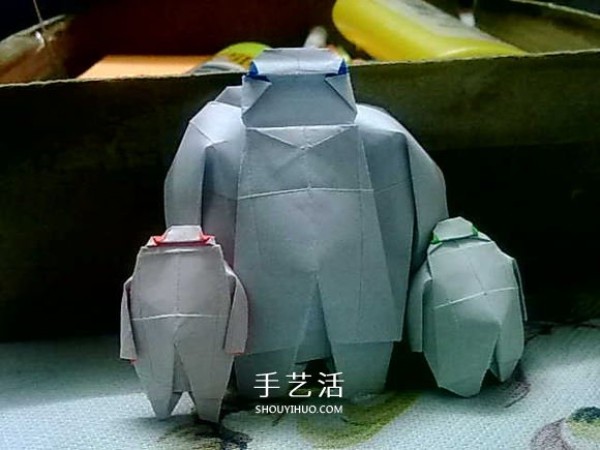 Mengshen Origami Tutorial Illustrated Steps of Folding the Cute Three-dimensional Damax