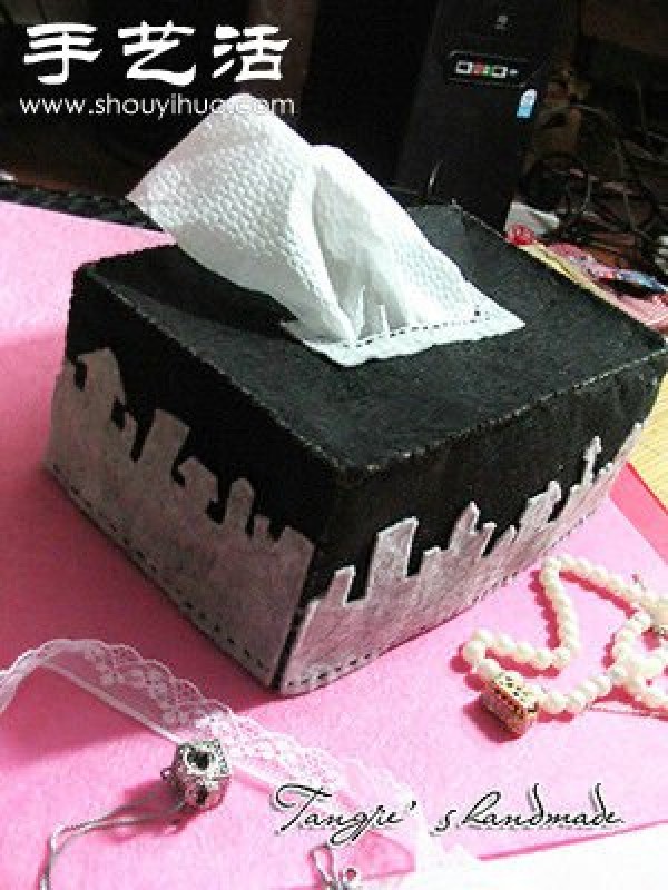 DIY from rags to make beautiful tissue boxes