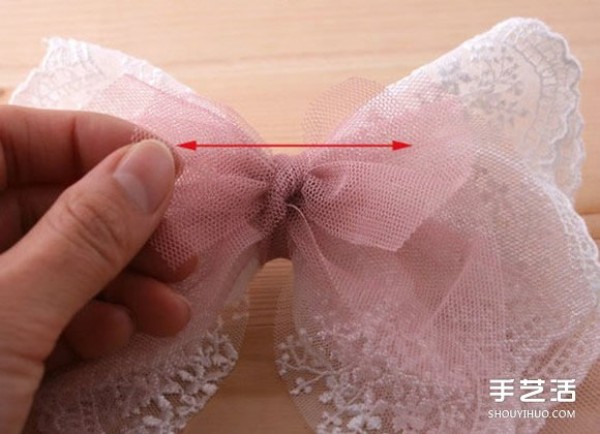 Versatile Lace Bow Hairpin Handmade DIY Illustrated Tutorial