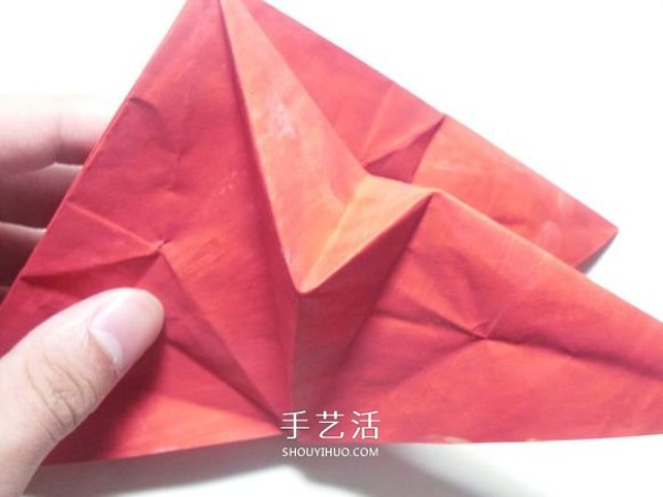 How to make origami for a bonfire, illustrated tutorial on how to make origami flames