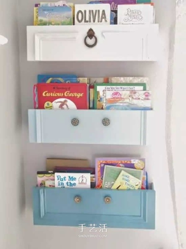 Creative DIY transformation of old drawers into beautiful and practical furniture