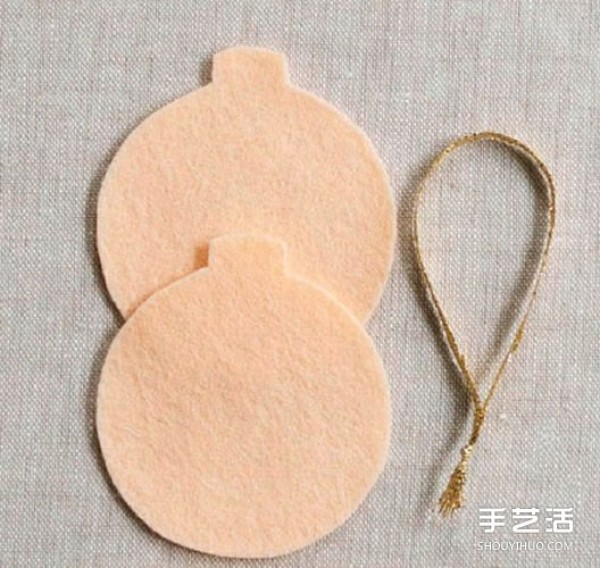 DIY production of non-woven trinkets and simple hand-made fabric pendants