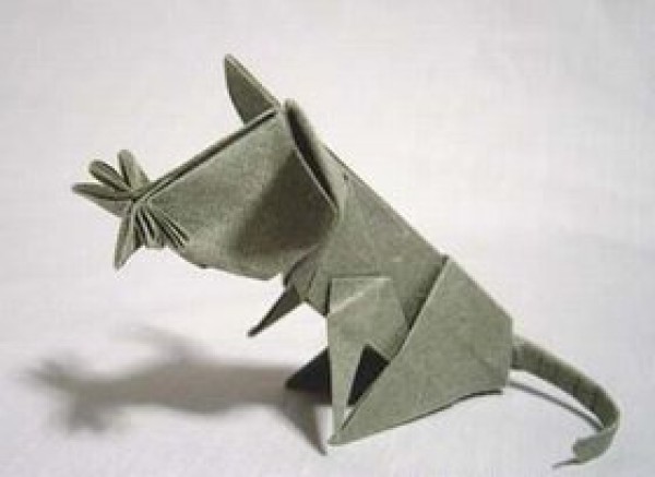 How to make cute mouse origami by hand