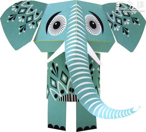 Super cute hand-cut paper animals