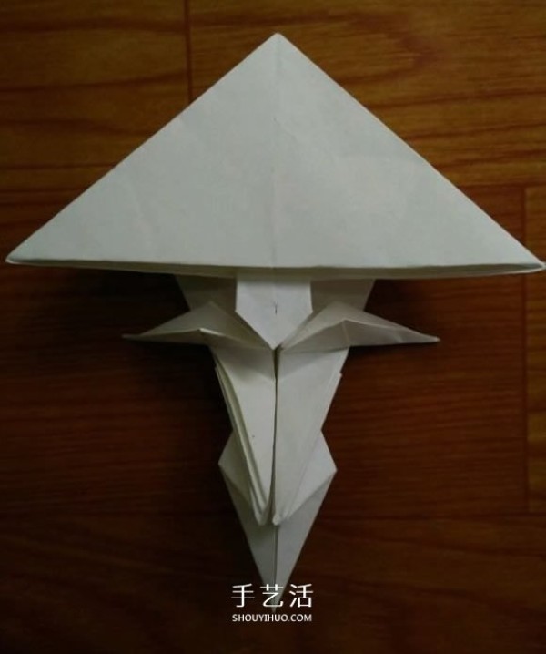 How to Origami a Complex Rabbit, Illustrations of an Origami Rabbit for the Mid-Autumn Festival