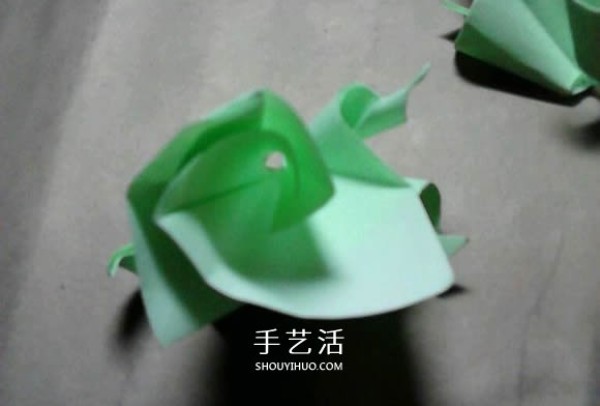 Super detailed steps: Illustration of the folding method of the handmade Versailles Rose Box