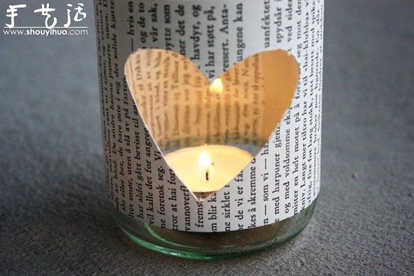 Tutorial on DIY Romantic Candle Wishing Lamp made from Canned Glass Bottle