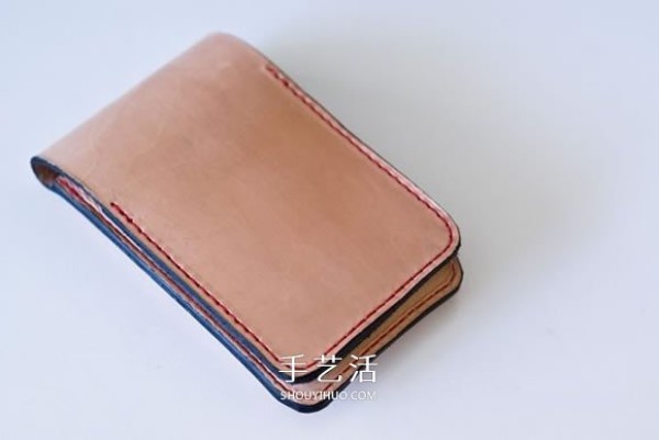 DIY homemade leather card holder mobile phone case with card holder function tutorial