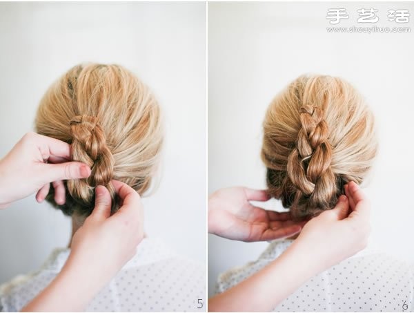 French style DIY tutorial for braided hair