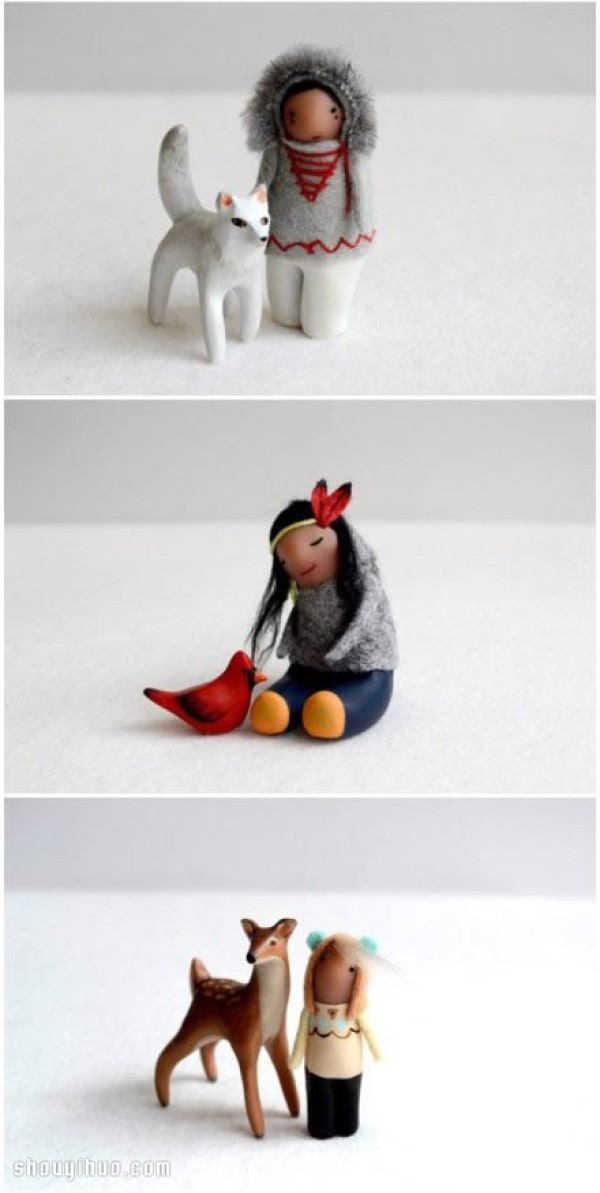 Exquisite and super cute dolls made by two female handicraft artists