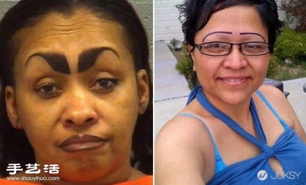 Very unappetizing eyebrows, is there any need to play like this! 