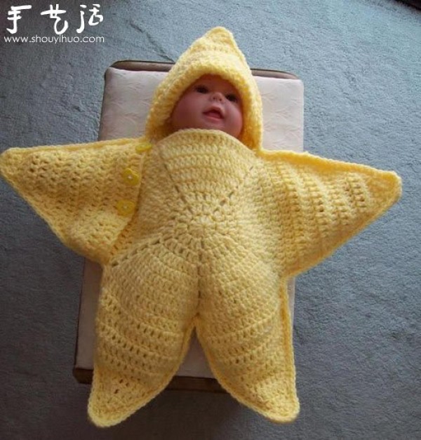 Super fun knitted baby sweater