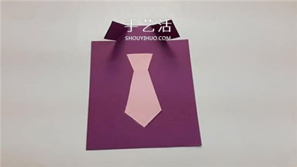 Creative Fathers Day greeting cards made from handmade cardboard to make shirt and tie cards