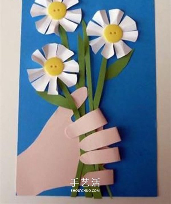 I give you flowers!How to make beautiful Teachers Day flower greeting cards