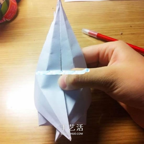 How to fold a thousand paper crane storage box into origami into a thousand paper crane storage box