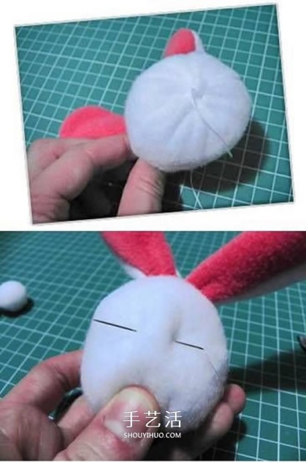 How to make non-woven rabbit dolls, DIY handmade rabbit dolls