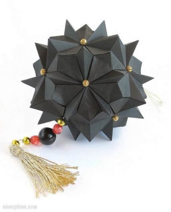 Appreciation of the beautiful handmade origami flower balls (4)