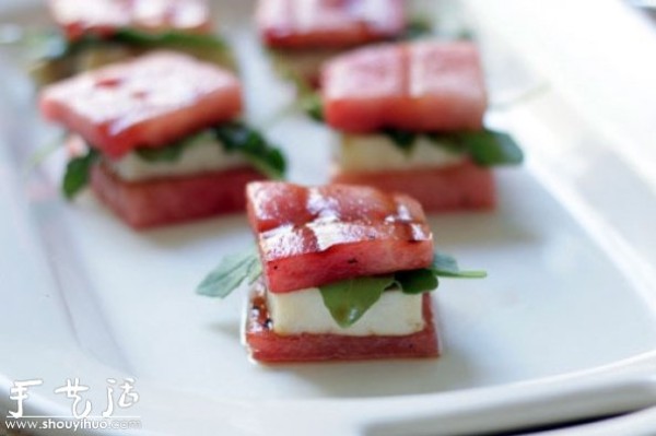 Creative gourmet DIY - watermelon skewers