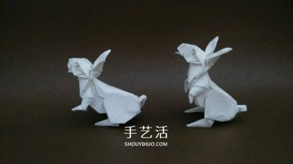 How to Origami a Complex Rabbit, Illustrated Origami Rabbit for the Mid-Autumn Festival