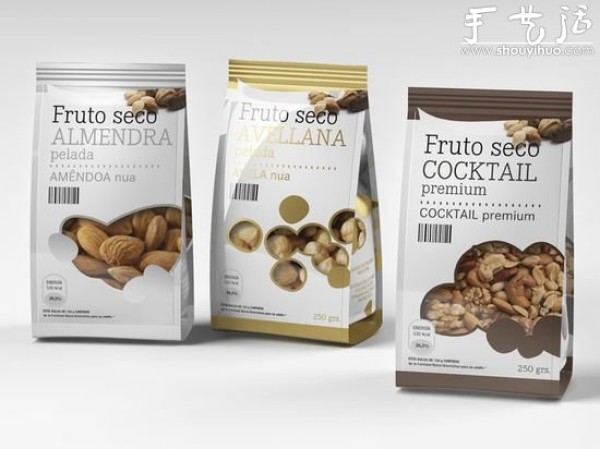 Fruto seco nut packaging design appreciation