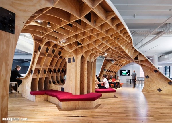 Egg carton revolutionary creative dream office design in the office