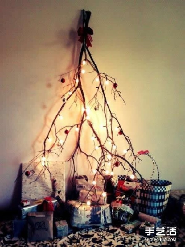 Creative Christmas tree DIY, you can also imitate the decoration during the Spring Festival