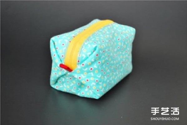 How to make a rectangular cosmetic bag, simple fabric cosmetic bag DIY tutorial