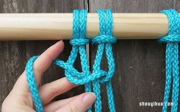 How to make a homemade swing by hand-knitting to make a comfortable swing