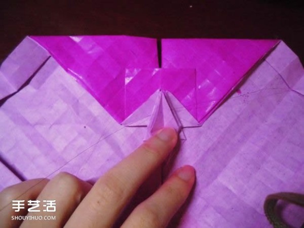 Die Lianhua Love Origami Illustration of Creative Love Origami Step by Step