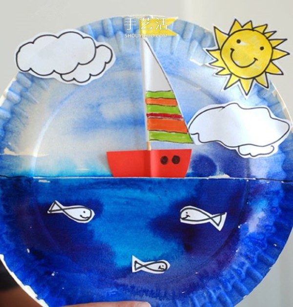 How to make a sailing toy by hand so that it can sail on the sea