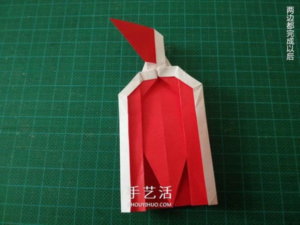 Illustrated tutorial on how to fold the Christmas crane How to fold the Christmas crane