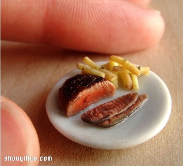 Super mini and ultra-exquisite polymer clay food model