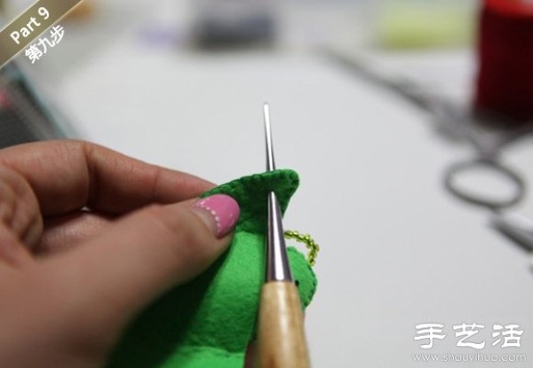 Super cute Pea Doll pendant hand-making tutorial