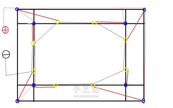 Detailed illustrated tutorial on hand-made Eiffel Tower model with bamboo sticks