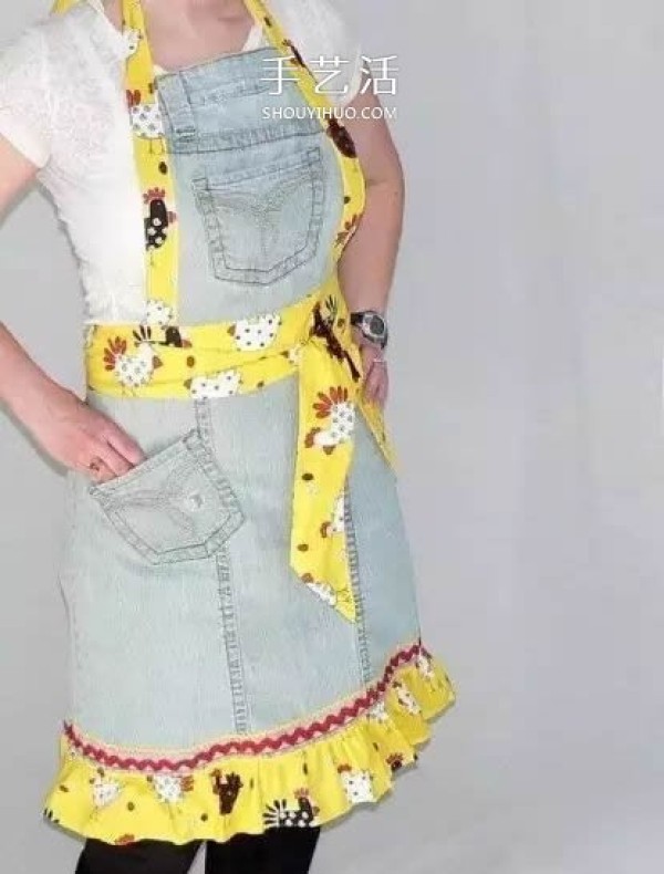 Old clothesIllustrated step-by-step instructions for transforming clothing into an apron. Don’t miss this little trick! 