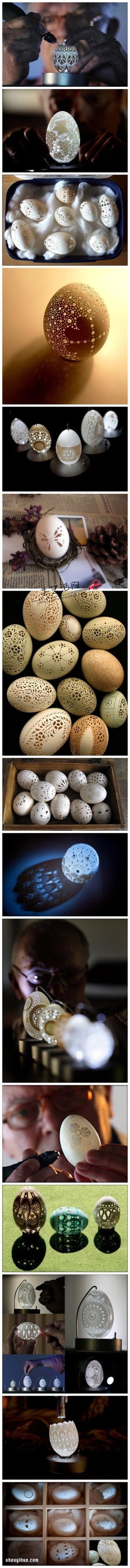 The most fragile art: Appreciation of exquisite handmade egg carvings