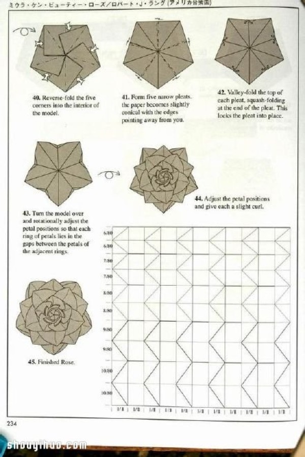 Robert Roses Origami Robert Rose Illustrated Tutorial