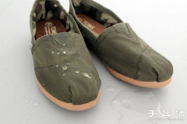 Canvas shoes can be transformed into DIY strong waterproof canvas shoes